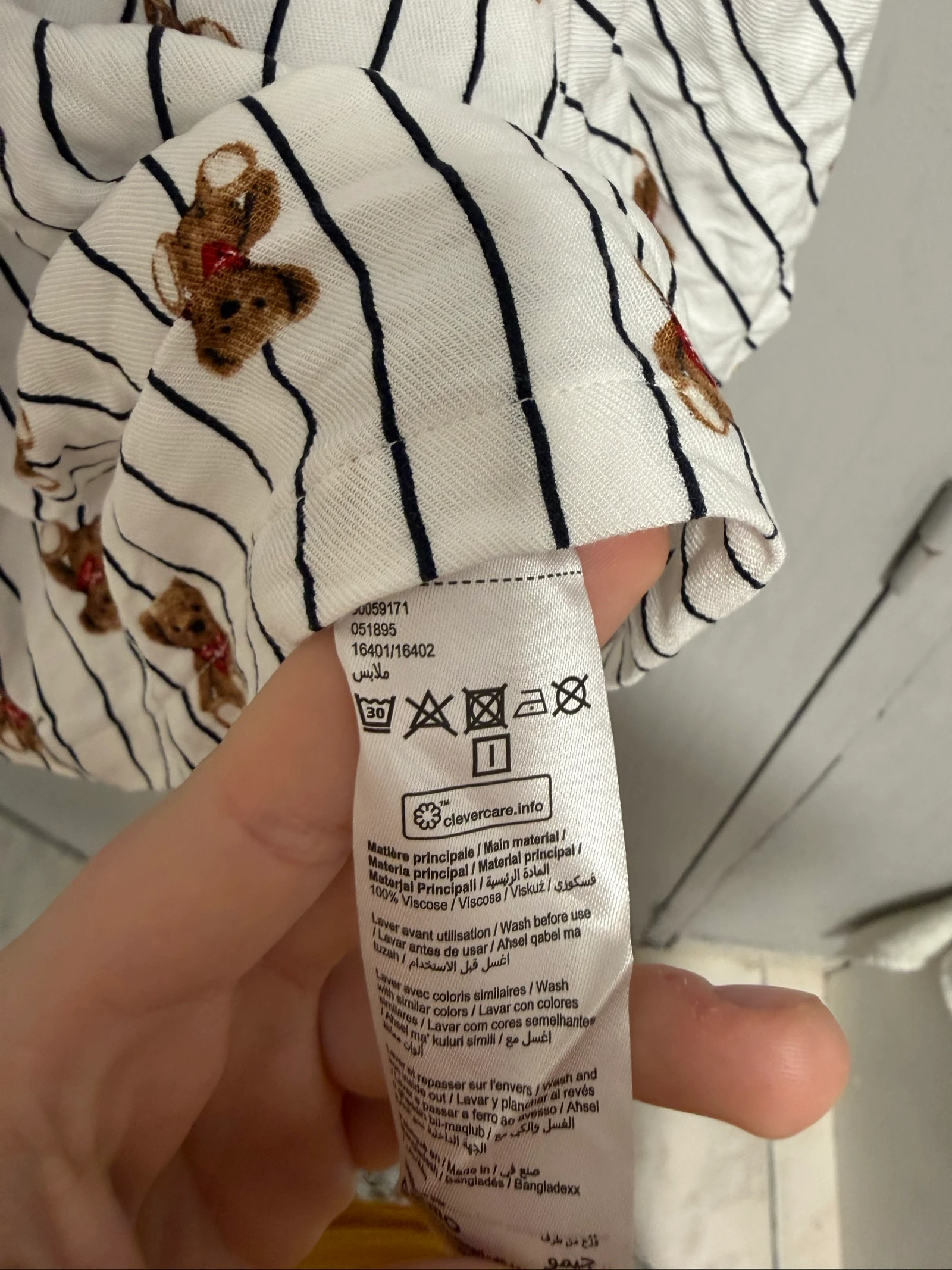 Lulu castagnette black and white pajama top size XL – photo 5